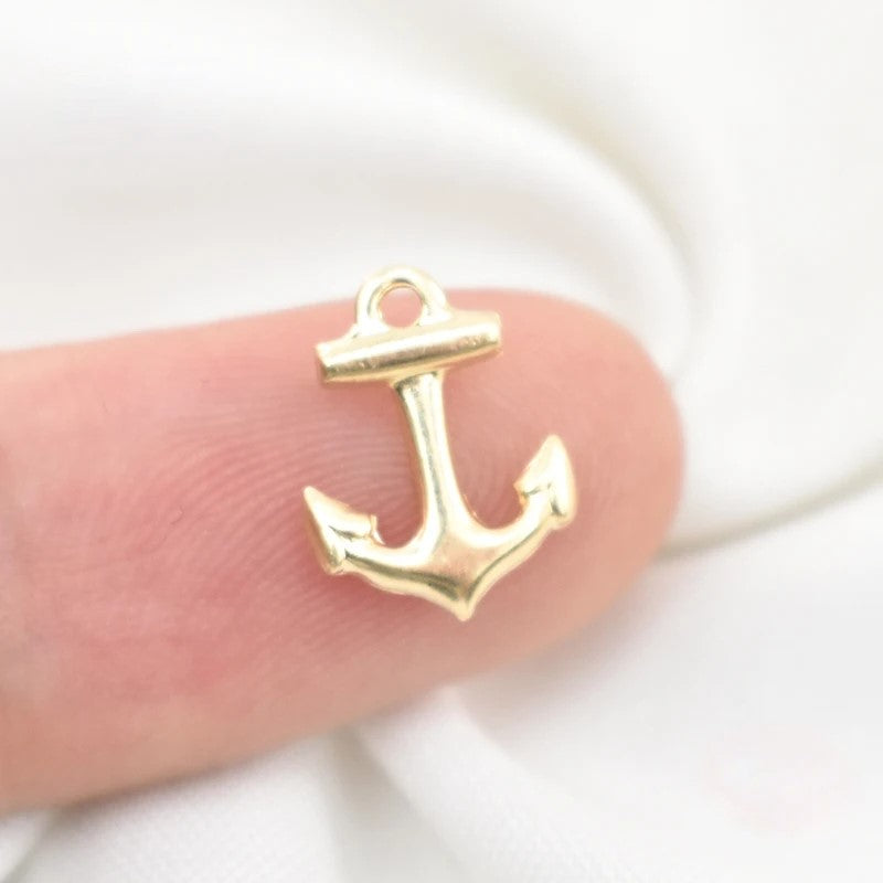 Gold Filled Anchor Charm