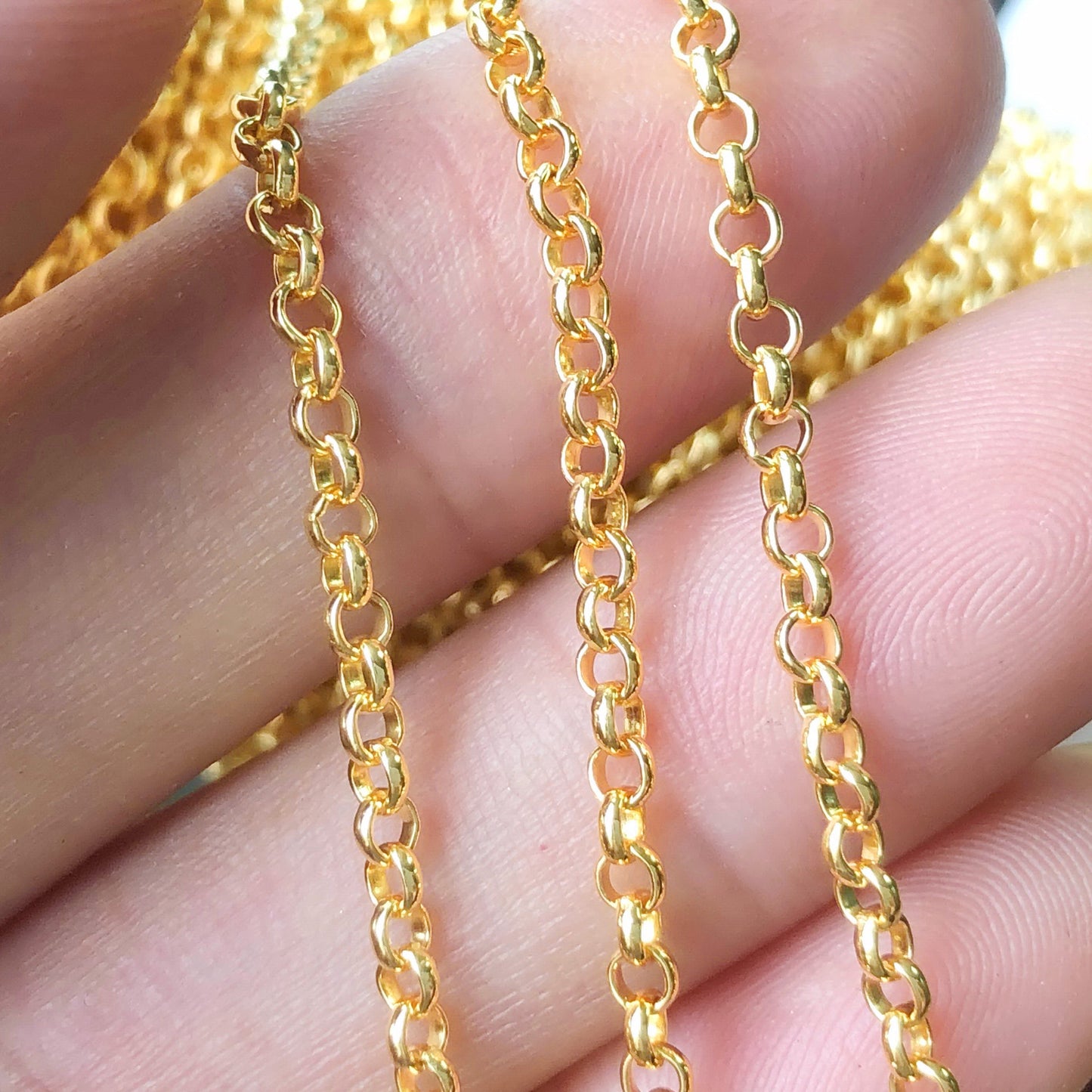 Gold filled Rolo chain 2mm