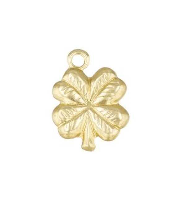Gold Filled Clover Leaf Clharm - Chainsandfindings