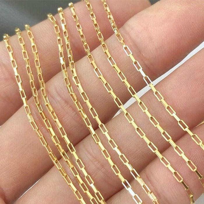 Gold Filled Elongated Box Chain 3 x 1.25mm - Chainsandfindings